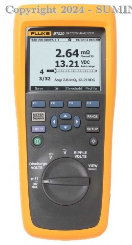 ANALIZADORES DE BATERÍAS DE LA SERIE 500 DE FLUKE-BT520 ANG