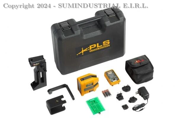 SISTEMA LÁSER VERDE DE LÍNEA CRUZADA Y PUNTO FLUKE PLS 6G RBP KIT