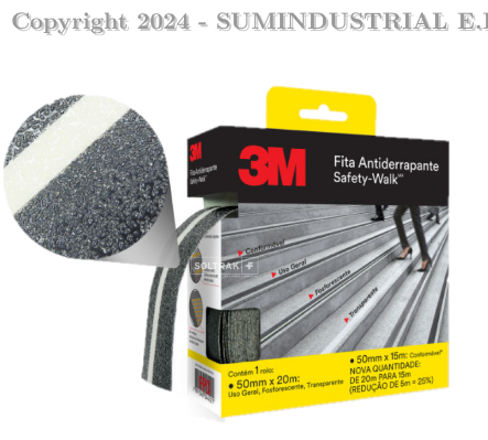 CINTA ANTIDESLIZANTE FOTOLUMINICENTE 3M ZBL3600