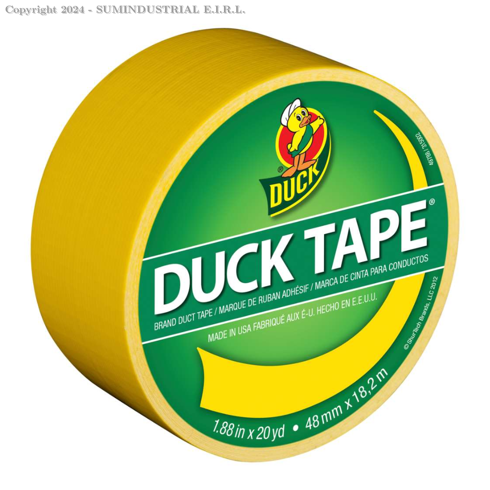 DUCK TAPE AMARILLO 1.88 IN X 20 YD