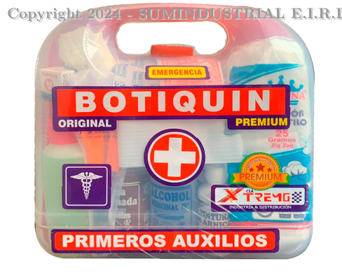 BOTIQUIN DE PRIMEROS AUXILIOS TIPO LONCHERA