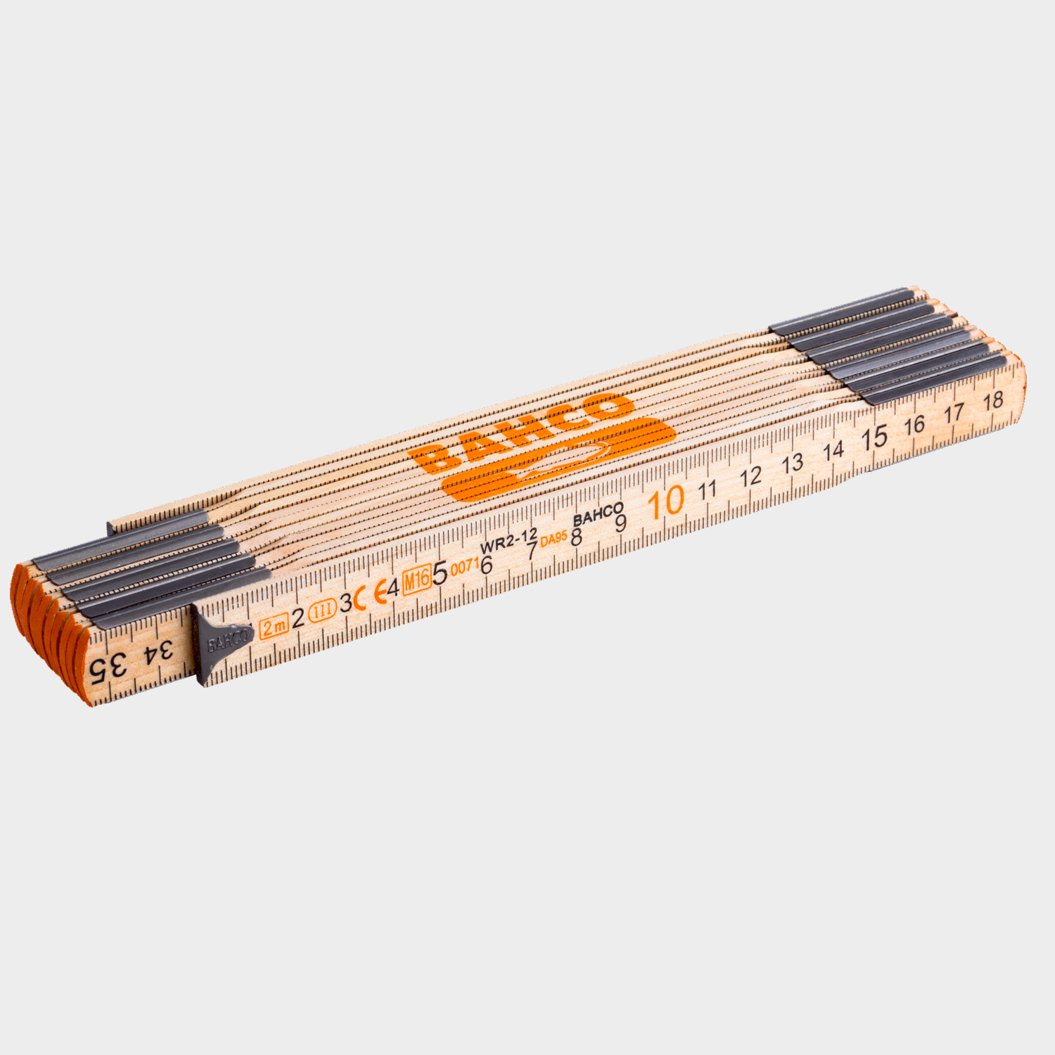 REGLA MM MADERA PLEGABLE 12 SECCIONES 2M WR2-12 BAHCO