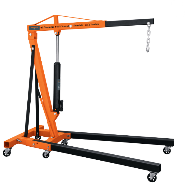 12888 PLUMA HIDRÁULICA 2 TON, PLEGABLE, TRUPER