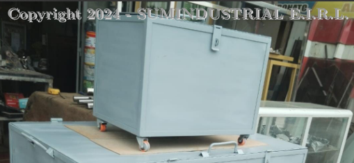 CAJA DE HERRAMIENTAS  75 CM x  40 CM x 40 CM CON ASAS METAL GALVANIZADO GN