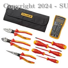 KIT BÁSICO DE COMPROBADOR ELÉCTRICO FLUKE T6-1000 CON HERRAMIENTAS DE MANO AISLADAS FLUKE IBT6K