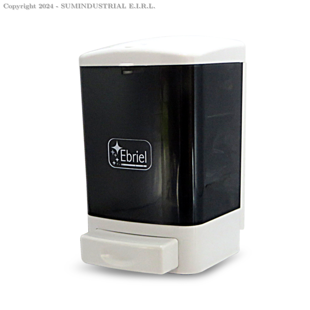 DISPENSADOR JABON LIQUIDO HUMO GRANEL 1Lt. EBRIEL