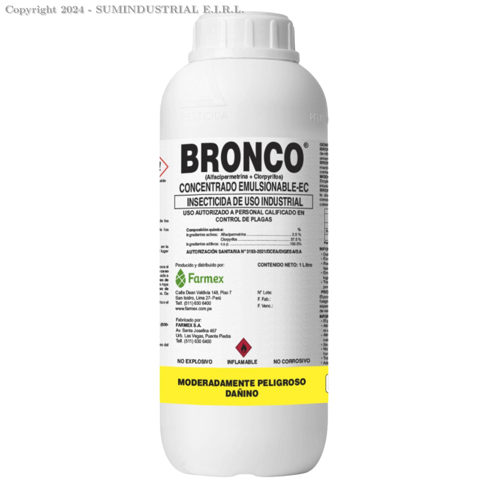 BRONCO INSECTICIDA AGRICOLA, FARMEX