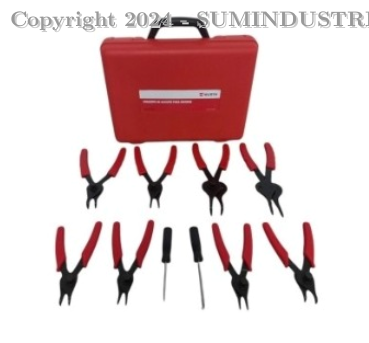 KIT DE ALICATES P/SEGUR.SEEGER- 10 PZ