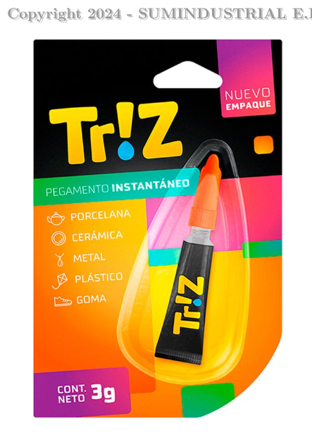 PEGAMENTO TRIZ CAJA X60 UND