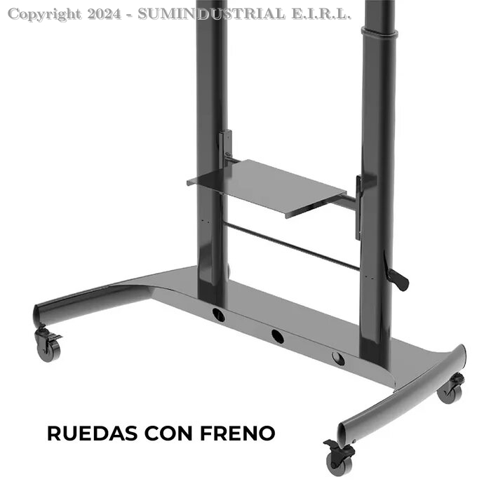 PEDESTAL CON RUEDA PARA TRV MONITOR 60 HASTA 100 PULG