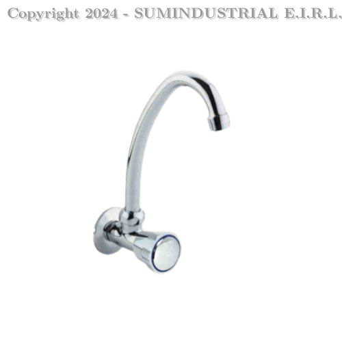 LLAVE LAVAD PARED CROMO ECO- TREBOL TRE-930037