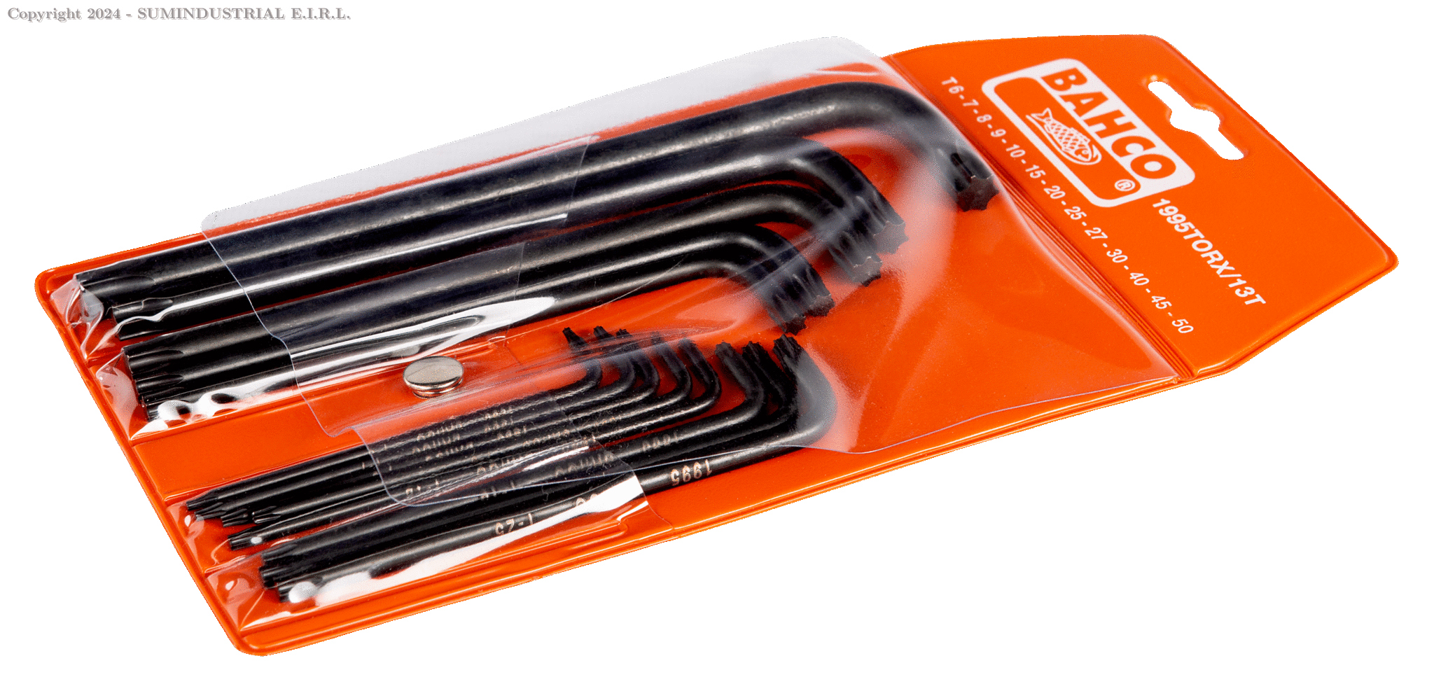 JGO LLAVES HEXAGONALES LARGAS TORX 13P 1995TORX/13T BAHCO